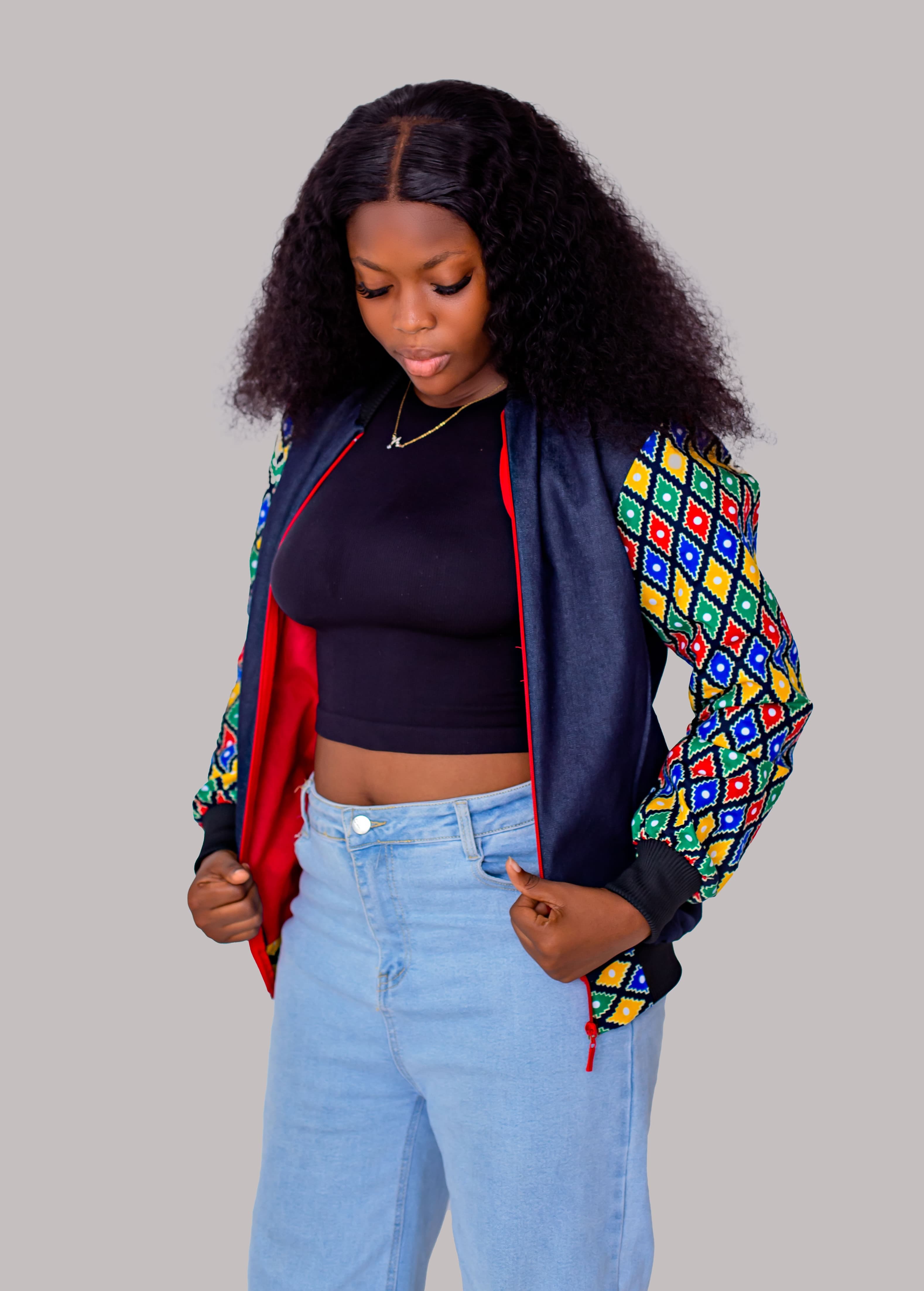 Ankara Sleeve Bomber — side