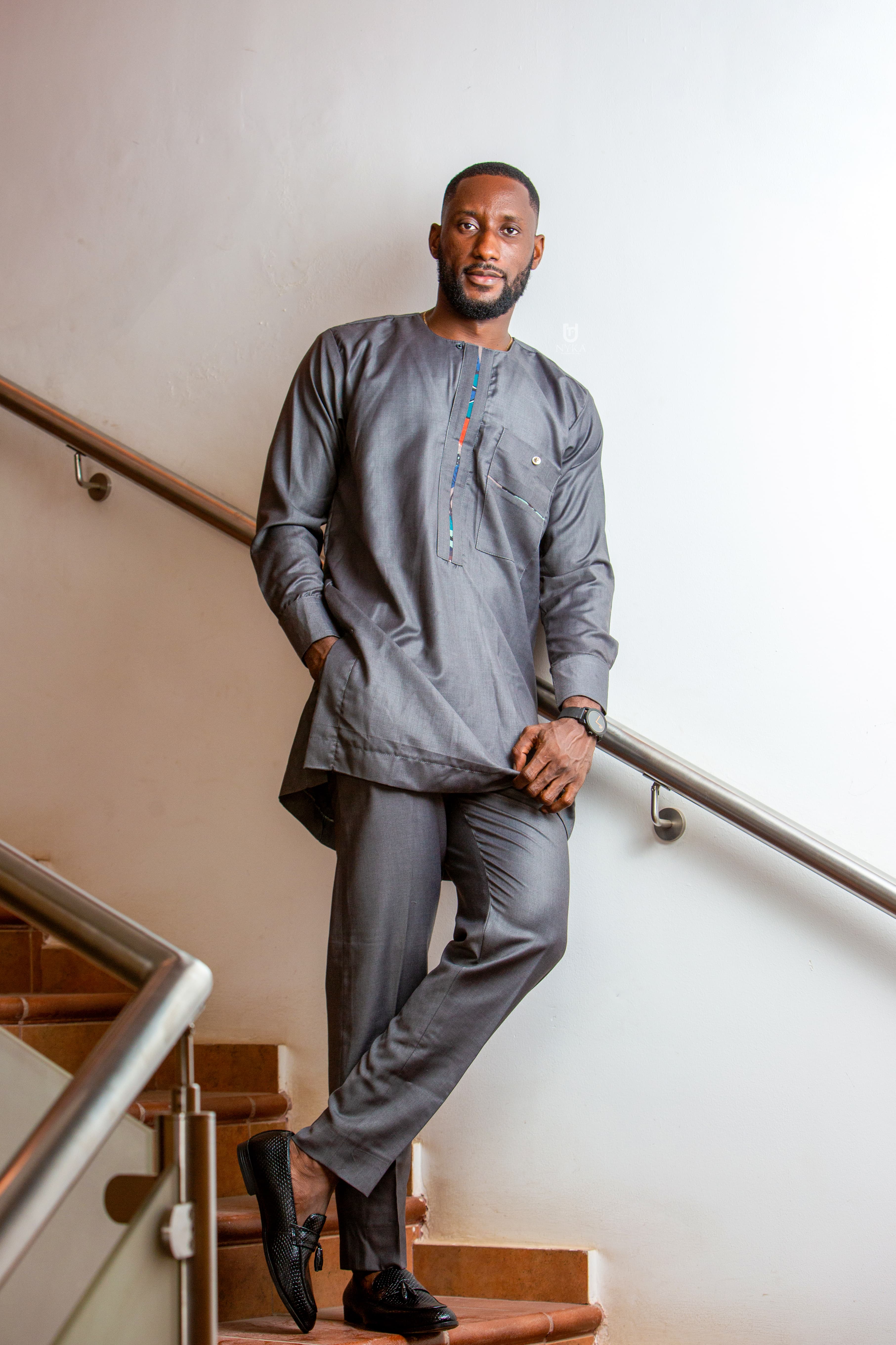 Grey Senator Set — staircase editorial